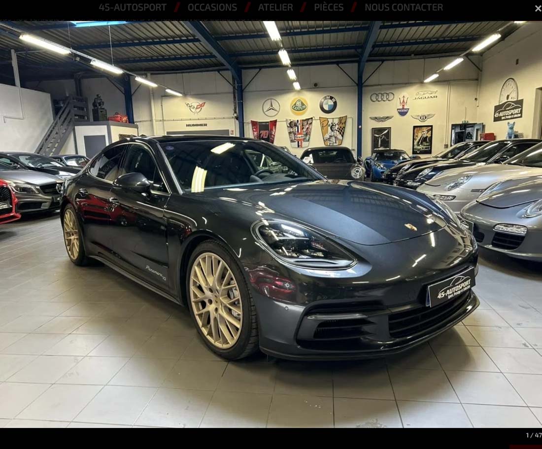 PORSCHE  PANAMERA Hybride V6 462cv 2020 occasion