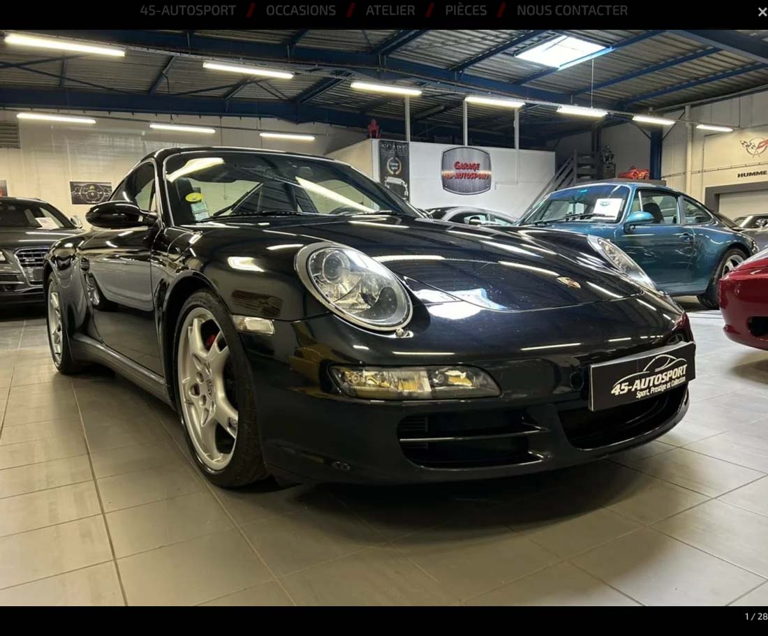 PORSCHE  997 Carrera 4S 3.8 355cv 2007 occasion