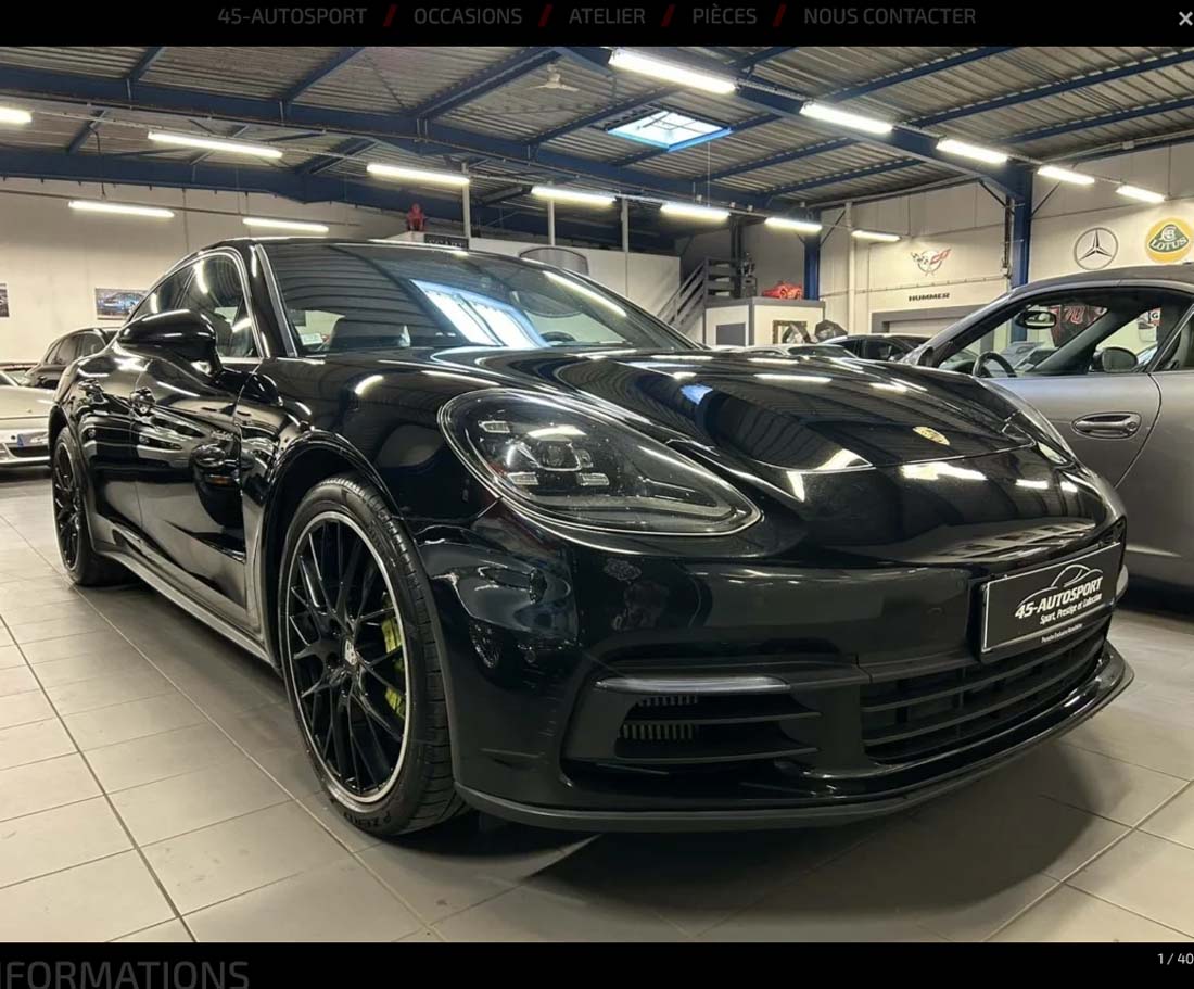 PORSCHE PANAMERA 4 E-HYBRID 462cv 2018 occasion