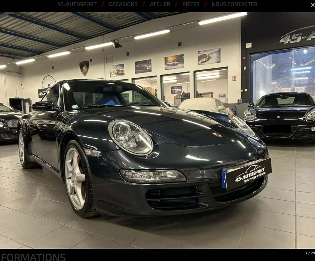 PORSCHE 997 Carrera 325cv 2005 occasion