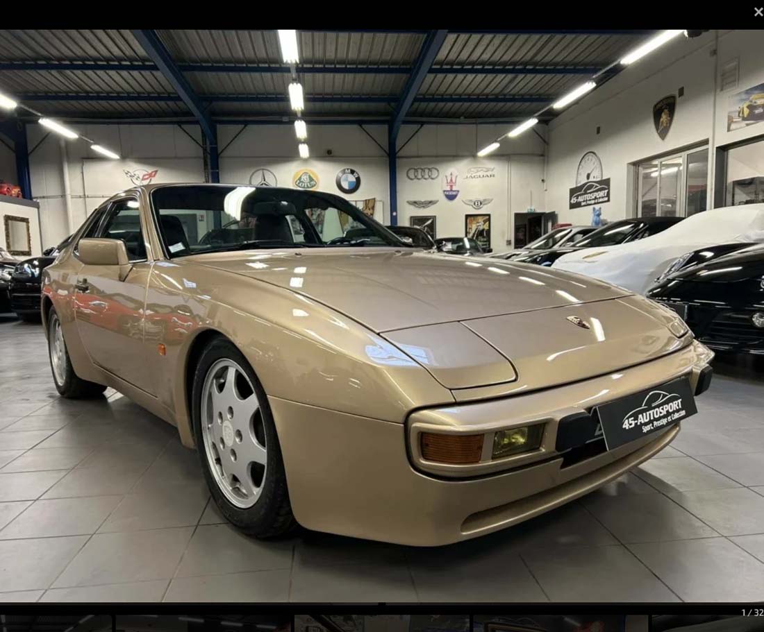 PORSCHE 944 2.5S 190cv 1988 occasion