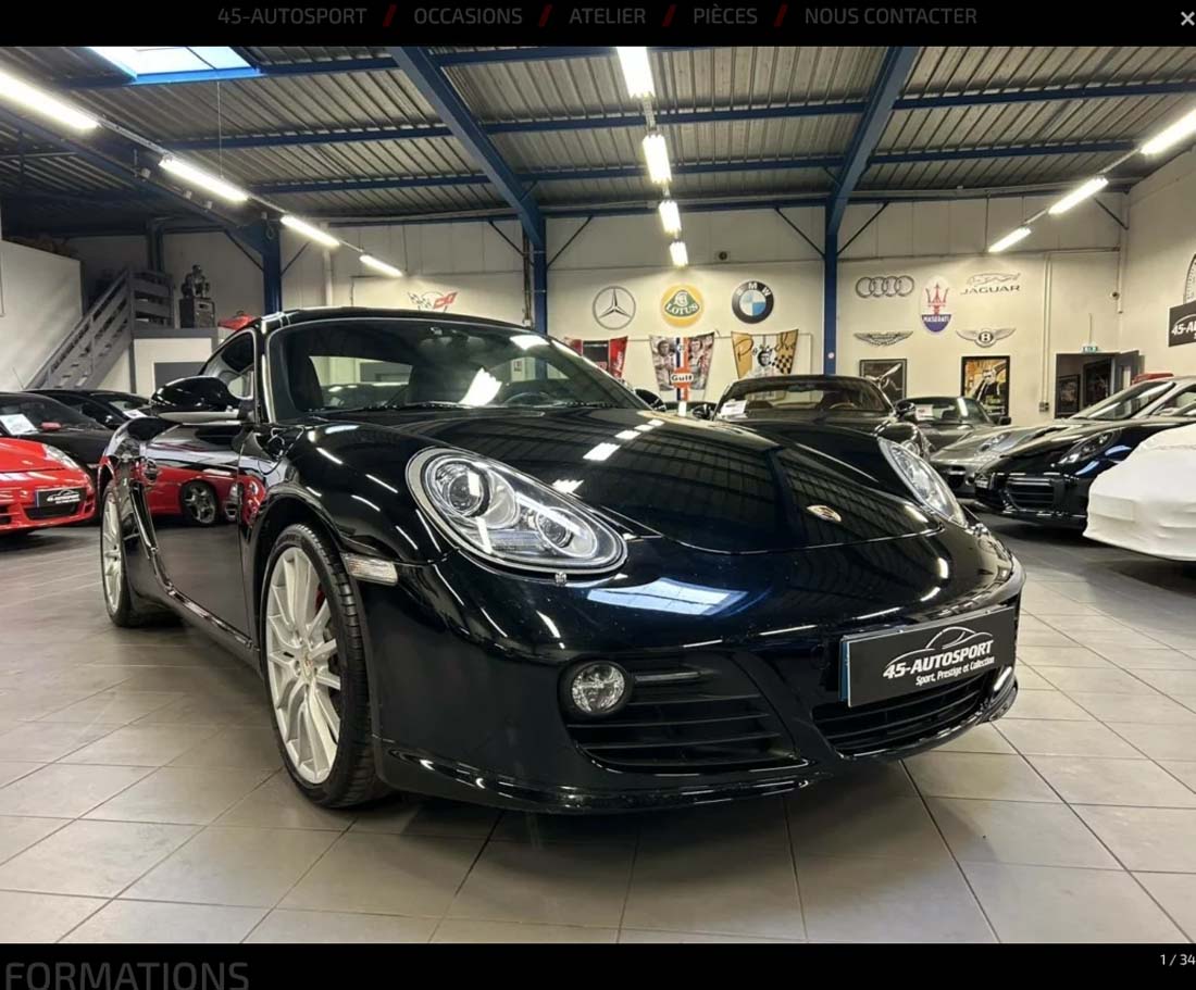 PORSCHE CAYMAN S 3.4 320cv 2012 occasion