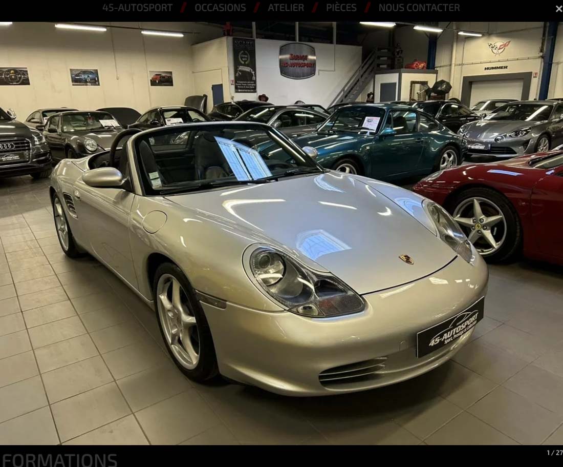 PORSCHE BOXSTER 2.7 228cv 2004 occasion