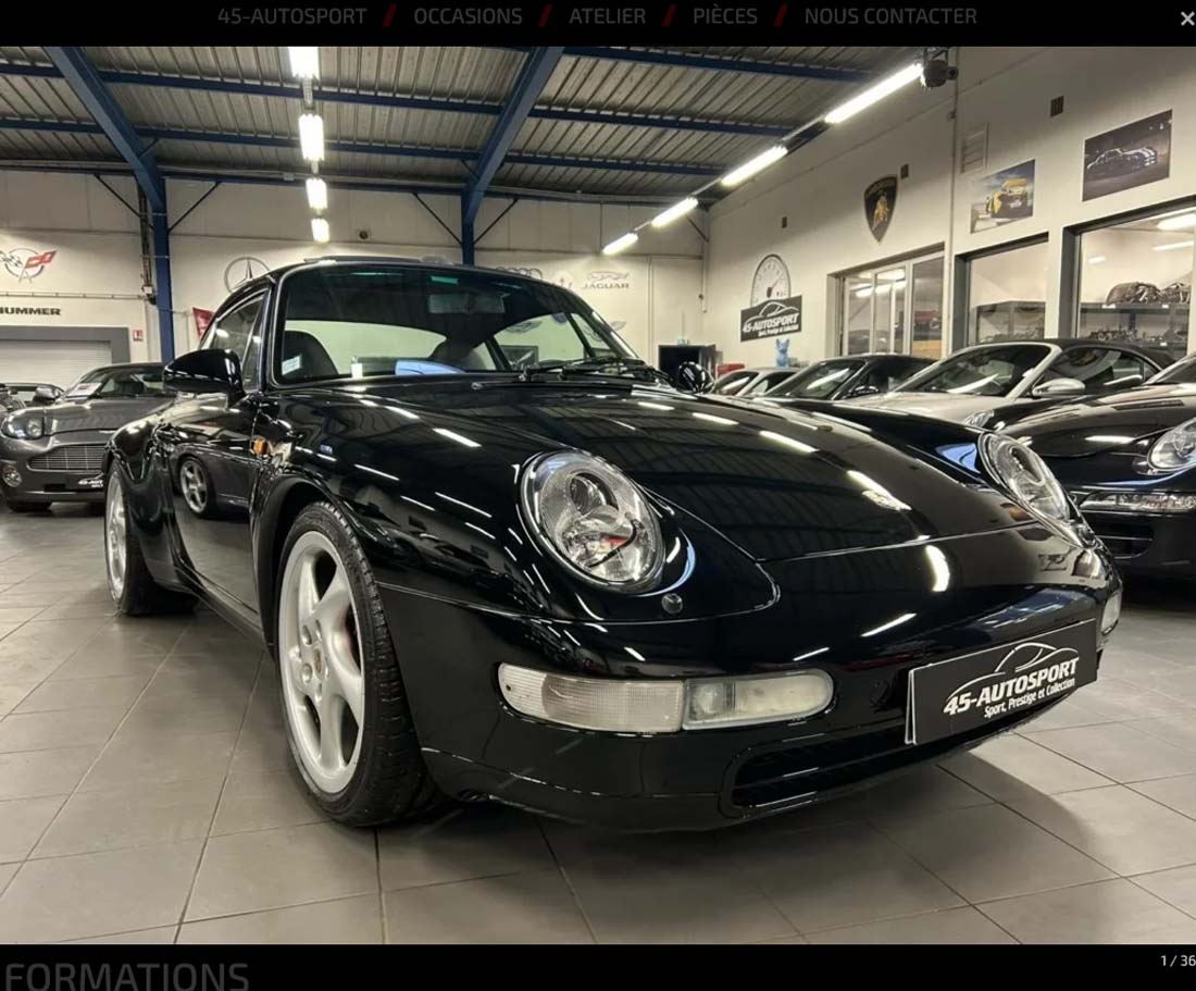 PORSCHE 993 Carrera 2 3.6 285cv 1995 occasion