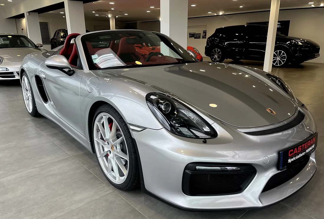 PORSCHE BOXSTER SPYDER 3.8 375cv 2016 occasion